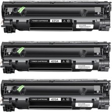 Queen Hp CE285A 85A Muadil Toner P1102-M1210 Muadil Toner 3'lü Paket