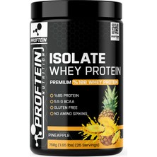 Proftein Whey Isolate 750 gr 25 Servis Ananas + Shaker ve 2 Adet Tek Kullanımlık Pre-Workout