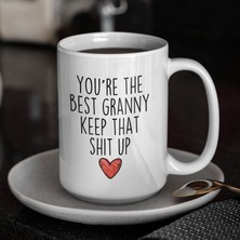 Bexdore Büyük Anne Kahve Bardağı, Yeni Büyük Anne Kupası, Büyük Anne Hediyesi,ingilizce Kupa Hediye