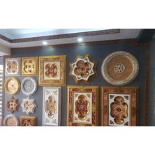 Decogold 60 cm Yıldız Kahve Eskitme Saray Tavan