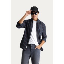 Kiğılı Uzun Kol Slim Fit Ekose Spor Gömlek