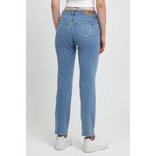 Vena Kadın Petra Dirty Med Blue Boyfriend Jean Pantolon