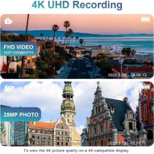 Ordro AX65 Fhd 60FPS Canlı Yayın Video Kamera 4K