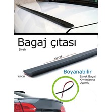 Citroen C-Elysee Uyumlu Bagaj Üstü Spoıler 3,6 cm - 135 cm