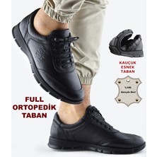 Ispartalılar 405 Tam Ortopedik Kauçuk Kaymaz Taban Hakiki Deri Kışlık Erkek Ayakkabı