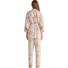 Catherine's Kadın Comfortlux Vizon 3'lü Pijama Takım 2403