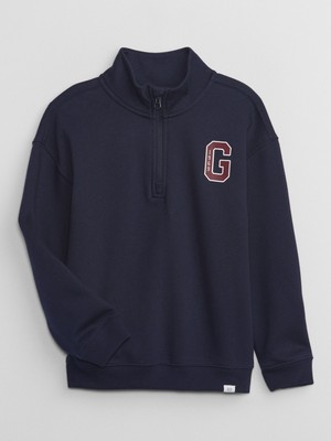 Gap Logo Fermuarlı Polar Fleece Sweatshirt - 499080