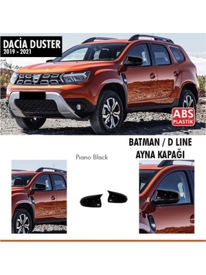 Nam Tuning Dacia Duster Yarasa Batman Ayna Kapağı 2018 ve Üzeri Parlak Siyah