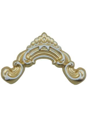 Decozza Bronz 4 cm Çıta Uyumlu Dekoratif 4'lu Köşe Motifi Seti