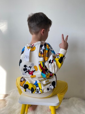 Lolipop Kids Store Mickey Mause Baskılı Takım