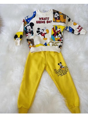 Lolipop Kids Store Mickey Mause Baskılı Takım