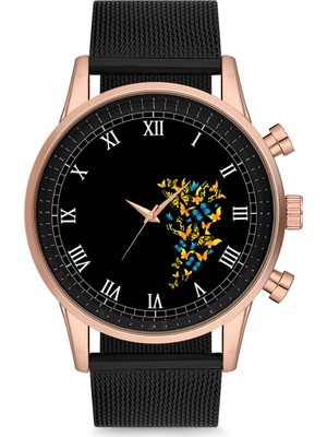 Stony Kadın Kol Saati Kelebek Desenli Kadın Kol Saati Doğum Günü Hediyesi