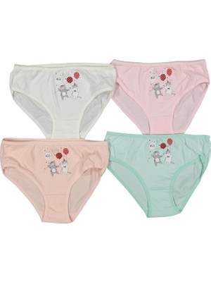 Diamondstar Kız 4/11 Yaş Karışık Desenli Slip Külot
