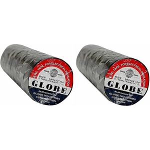 Orjinal Globe 0.13MMX 19MMX 10MM Izole Bant Siyah 20'li Paket