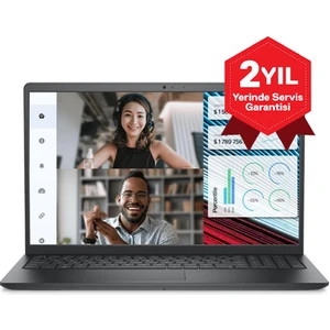 Vostro 3520 Intel Core I5 1235U 64GB 2tb SSD Windows 11 Home 15.6" Fhd 120Hz Taşınabilir Bilgisayar N1611PVNB3520U026