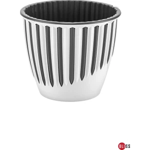 1,4 Lt Plastik Dekoratif Beyaz Renk Piyano Saksı