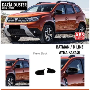Nam Tuning Dacia Duster Yarasa Batman Ayna Kapağı 2018 ve Üzeri Parlak Siyah