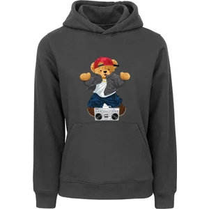 Ada Bebek Çocuk Oversize Hiphop Bear Baskılı Çocuk Sweatshirt