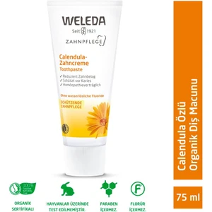 Calendula Özlü Organik Diş Macunu 75ml