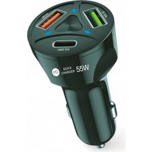 Type C Hızlı Araç Şarjı 50W Teyp-C USB Quick Şarj + Pd Araç Şarj Cihazı