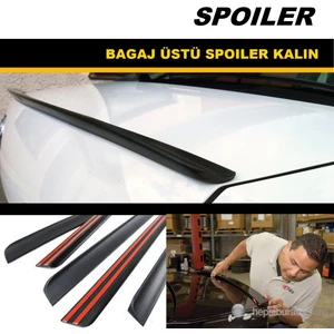 Universal Uyumlu Bagaj Üstü Spoıler 3,6 cm - 135 cm