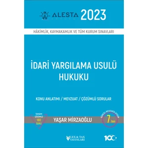 Alesta İdari Yargılama Usulü Hukuku Konu Anlatımı - Mevzuat - Çözümlü Sorular - Yaşar Mirzaoğlu