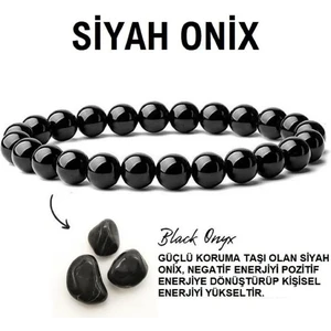 Alnis Atelier Oniks Doğal Taş Bileklik