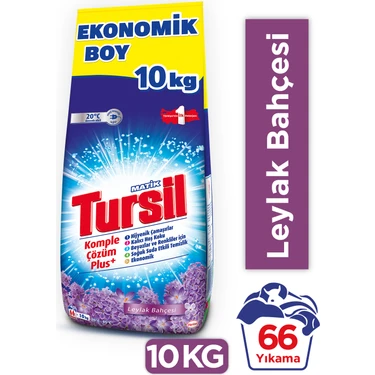 Tursil Matik Toz Çamaşır Deterjanı Leylak Bahçesi 10kg (66