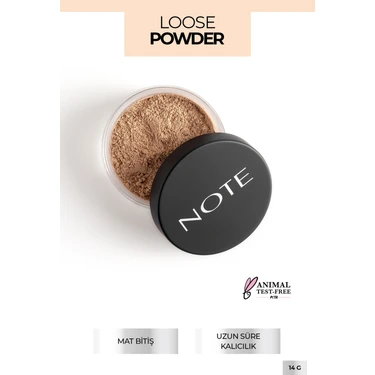 Note Cosmetics Loose Powder Makyaj Sabitleyici Matlaştırıcı Toz Pudra 04 Beige Ultra