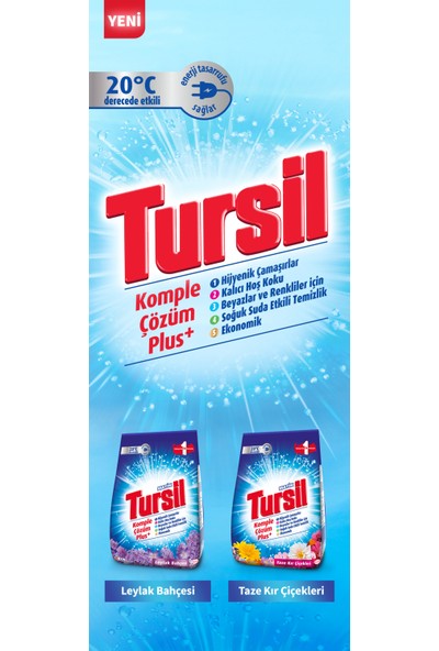 Tursil Matik Toz Çamaşır Deterjanı Maksimum Güç Taze Kır Çiçekleri 4,5 kg (30 Yıkama)