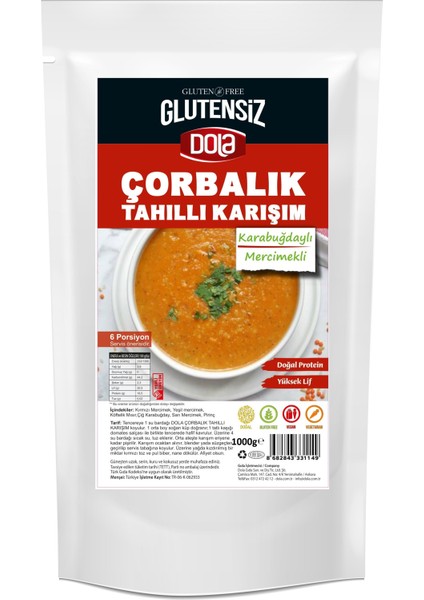 Glutensiz Çorbalık Tahıllı Karışım 1 kg