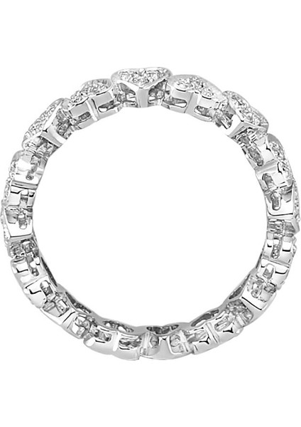 G Renk 0,38 Karat Pırlanta Kalp Tamtur Yüzük 0424R0057 modelleri