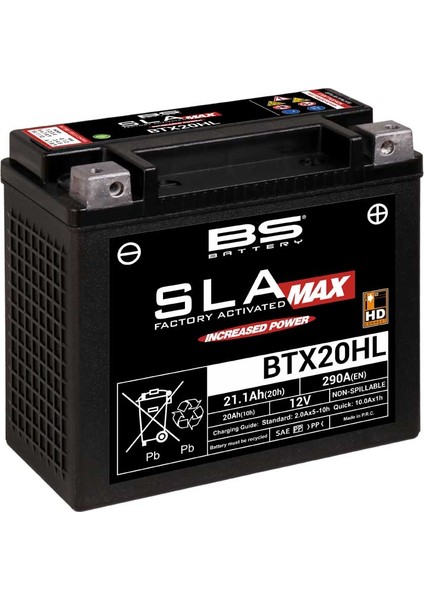 Can Am Outlander 800 4x4 BTX20HL Sla Max Akü 2007-2008