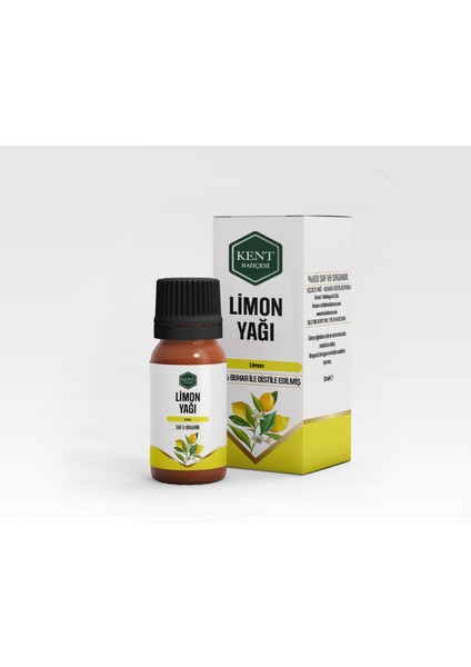 Limon Uçucu Yağı 10 ml Saf Doğal Katkısız Seyreltilmemiş Essential Oil