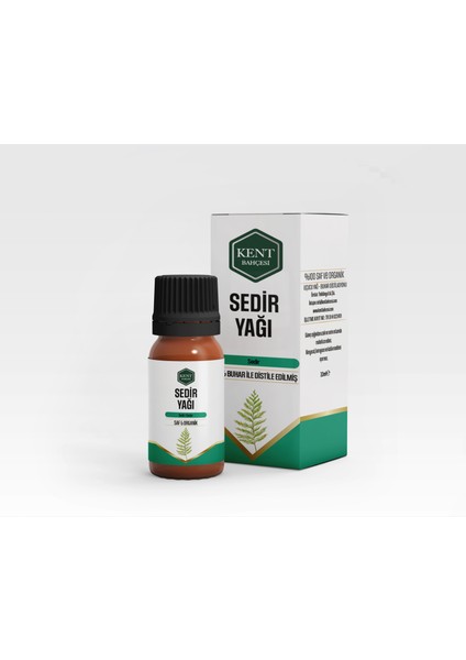 Sedir Uçucu Yağı 10 ml Saf Doğal Katkısız Seyreltilmemiş Essential Oil