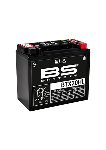 BS Battery Harley Davidson Fltru Road Glide Ultra 1584 BTX20HL (Sla) Akü 2011-2020