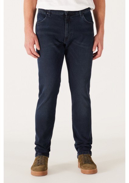 River Fit Dar Kesim Normal Bel Esnek Jean Kot Pantolon