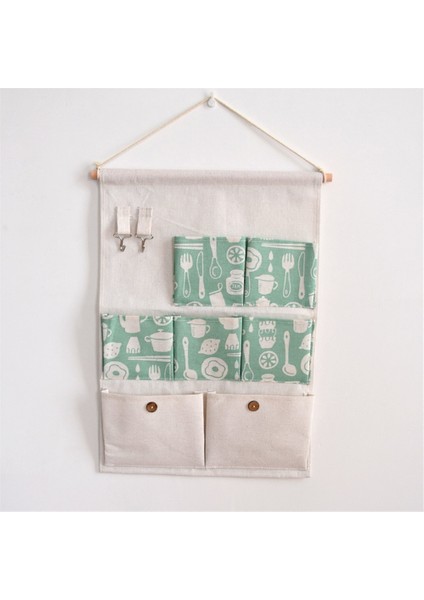 2 Adet Duvara Monte Kapı Saklama Çantası (Yurt Dışından)