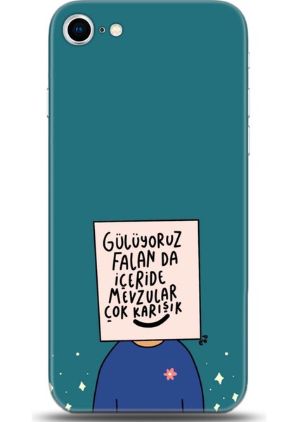 Apple iPhone Se 2022 Kılıf Hd Baskılı Kılıf - Followed Institution 0552