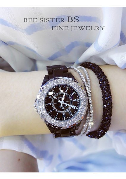 Beesister Su Geçirmez Kadın Saat-Siyah (Yurt Dışından) indirimleri