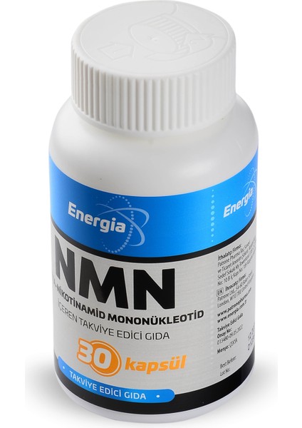 Nmn 50 mg 30 Capsules