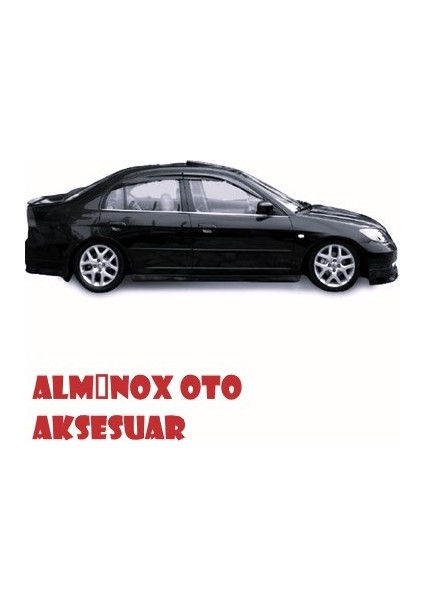Alminox Oto Honda Honda Cıvıc 2001-20007 Cam Çıtası 4 Prç P.çelik
