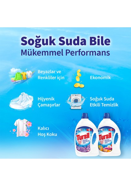 Matik Power Jel Sıvı Çamaşır Deterjanı Leylak Bahçesi 33 Yıkama
