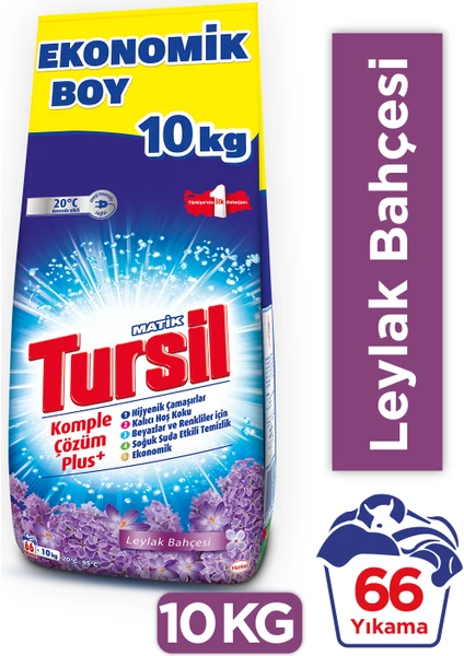 Matik Toz Çamaşır Deterjanı Leylak Bahçesi 10kg (66 Yıkama)