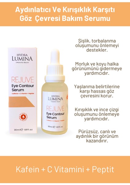 Rejuve Göz Çevresi Bakım Serumu 30Ml fiyatları