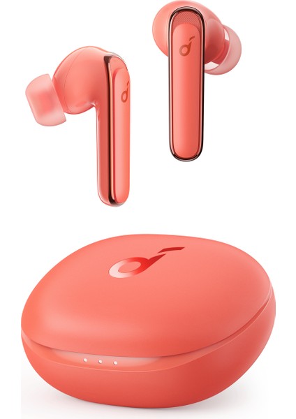 Soundcore Life P3 TWS Bluetooth 5.2 Kulaklık - Oyun Modu - Hibrit Aktif Gürültü Önleme Mercan Kırmızısı - A3939 (Anker Türkiye Garantili)
