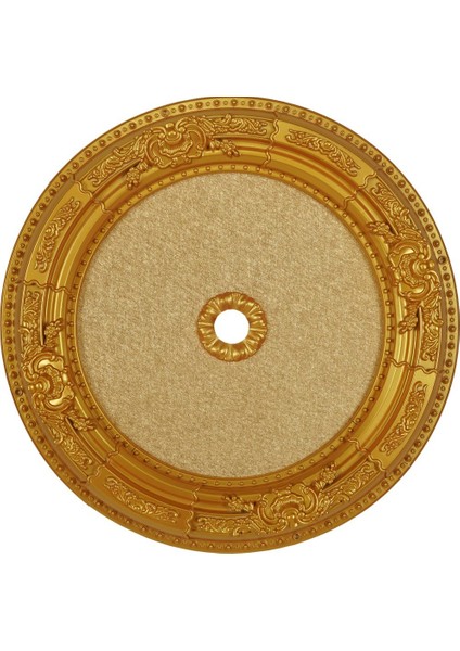60 cm Oval Altın Saray Tavan Göbek