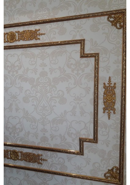 Decozza Decogold Dekoratif Boyanabilir Duvar Çıta Motif 8,5*30 cm Dgm-55