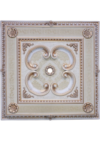 90*90 cm Kare Bronz Saray Tavan