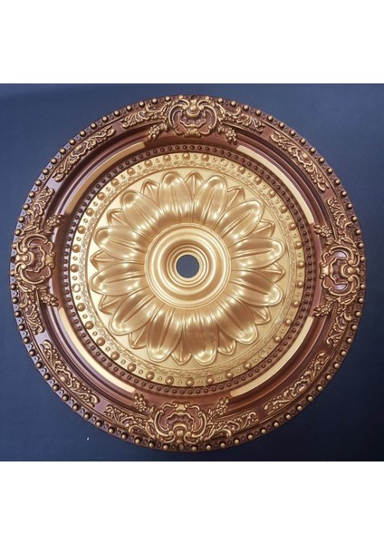 Yeni 60 cm Oval Kahve Eskitme Saray Tavan